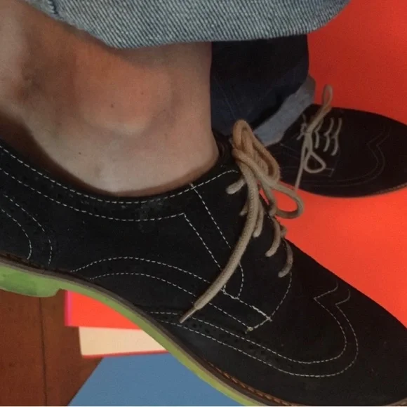 14th & Union | Shoes | 4th Union Suede Wingtips Socks | Poshmark display picture 1